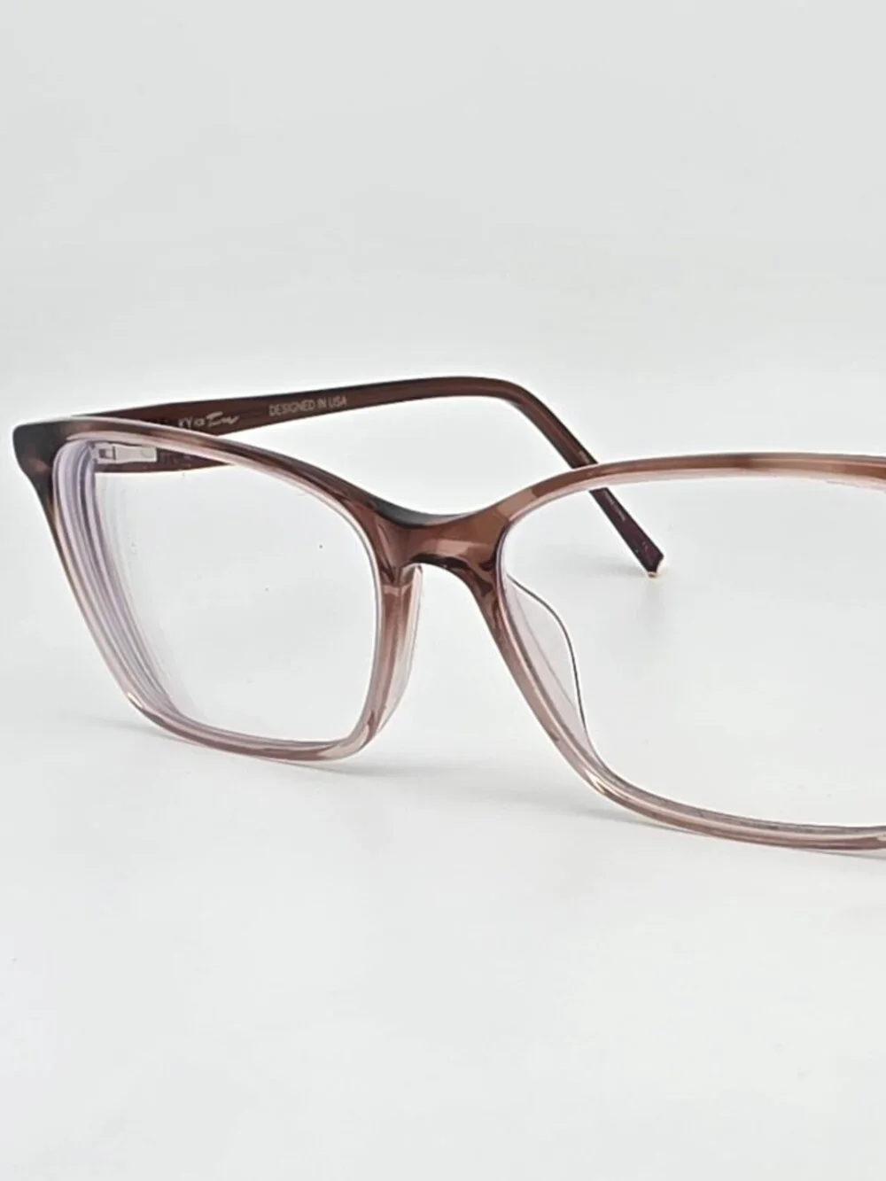 KY for Tura Mod K338 B:41 Brown Cat Eye Eyeglasses Frame w/ Flexhinge 55-16-145